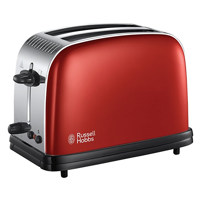 Russell Hobbs Colour Plus 2-Slice Toaster 23330 - Red