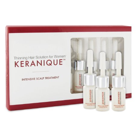 Keranique Intensive Scalp Treatment 8x - Ampoules .04 FL oz (1.2 mL) - Thinning Hair Solution For Women