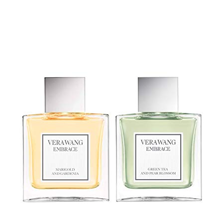 Vera Wang 2-Piece Gift Set, Embrace Coffret Eau De Toilette, Marigold & Gardenia/green Tea & Blossom