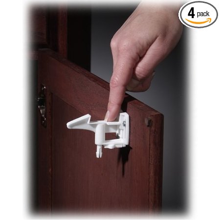 KidCo Spring Action Cabinet Lock 4-pack