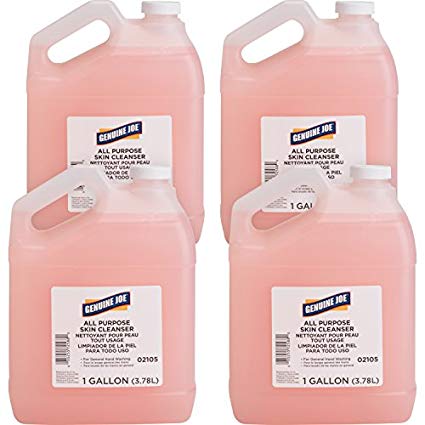 Genuine Joe GJO02105CT Janitorial Hand Soap, Skin Conditioning, Liquid (Pack of 4)