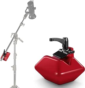 NEEWER 13.2lb/6kg Counterweight with Lock Lever, All Metal Light Stand Counter Weight for Heavy Duty C Stand, Boom Arm, Grip Arm with 1"-1.4"/25-35mm Clamp Opening, UA028