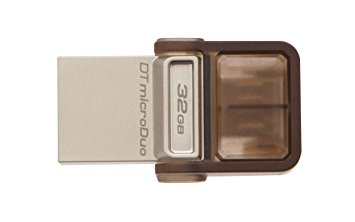 Kingston Digital 32GB Data Traveler MicroDuo USB 2.0 micro USB OTG DTDUO/32GB