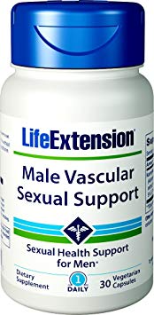 Life Extension Male Vascular Sexual Support, 30 Vegetarian Capsules