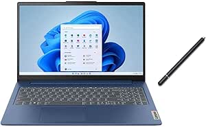 Lenovo IdeaPad Slim 15.6 inch FHD Touch Laptop | AMD Ryzen 7-7730U(Beat i7-1355U) | AMD Radeon Graphics| Fingerprint | Backlit | 16GB RAM | 512GB SSD | Windows 11 Home | Bundle with Stylus Pen