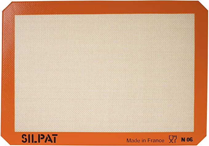 Silpat Premium Non-Stick Silicone Baking Mat 9-7/16" x 14-3/8" Multi Color