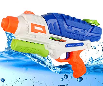 LUBA SAN Water Blaster Super Water Gun Soaker Squirt Pistol Gun 1000CC Capacity Summer Party Favors Water Shooter Pool Beach Water Toys for Kids Children Adults.