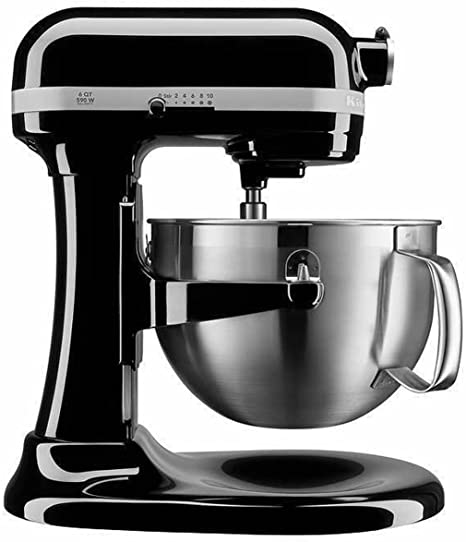 KitchenAid 6-qt 590 W Bowl Lift Mixer (Onyx Black)