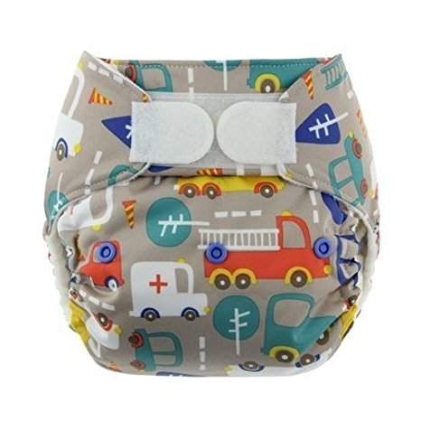 One Size Snap Pocket Diapers (Traffic)