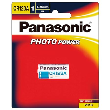 Panasonic CR-123AW/1BE Lithium Coin Battery - Pack of 1