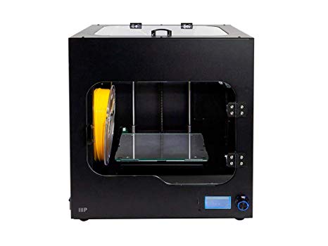 Monoprice Maker Ultimate 2 3D Printer - with (200 x 150 x 150 mm) Heated and Removable Glass Built Plate, Auto Bed Leveling, Internal Lighting & Built-in Filament Detector