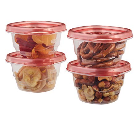 Rubbermaid - 1803522 Mini Food Storage Containers, (0.5 Cup), (6 Pack)