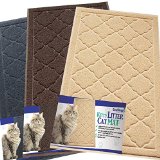 Easyology Premium Cat Litter Mat - XL Super Size - Best Extra Large Scatter Control Kitty Litter Mats for Cats Tracking Litter Out of Their Box - Soft to Paws- Elegant for Your Home- Patent Pending