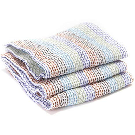 Full Circle Tidy Dish Cloths 3-Pack, Assorted Colors