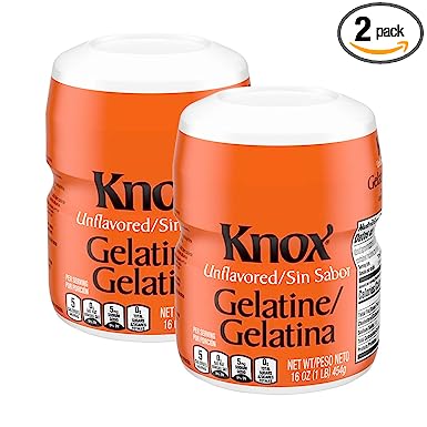 Knox Unflavored Gelatin - 1 lb - SET OF 2