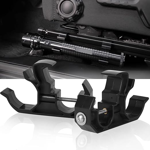 Flashlight Holder Bracket Mount for Jeep - Suitable for 2018-2023 Jeep Wrangler Unlimited 4-Door JL & 2020-2023 Jeep Gladiator JT