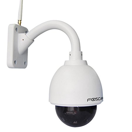 Foscam FI9828W Dome IP Camera - 1.3 MegaPixel High Definition 1280 x 960, Night Surveillance, H.264 Video Compression, 3x Optical Zoom & Auto-Focus - White (Certified Refurbished)