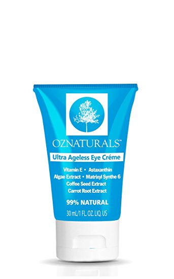 OZNaturals Eye Cream For Wrinkles - Anti Aging Treatment For Dark Circles & Puffiness - The ONLY Eye Moisturizing Cream With Astaxanthin, Matrixyl Synthe'6 & Caffeine For Ultra Ageless Eyes