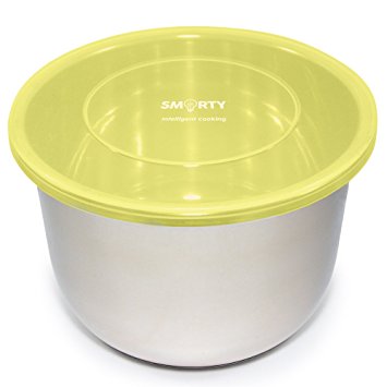 Silicone Lid Cover Seal for Inner Pot 6 Quart - Fits Instant Pot DUO60 LUX60 Ultra (6 QT, Yellow)