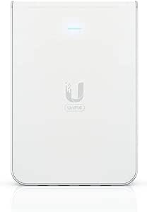 Ubiquiti Wall-Mounted WiFi 6 Access Point with a Built-in PoE, W127081596 (Point with a Built-in PoE Switch.)