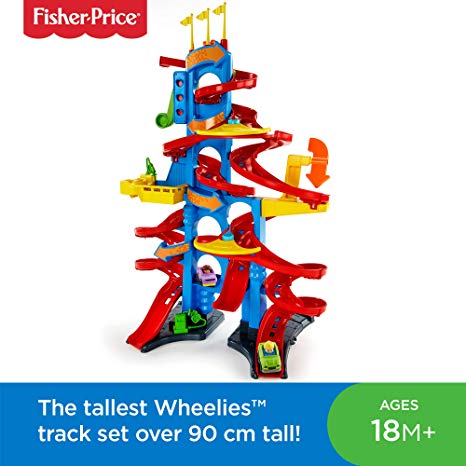 Fisher-Price FXK57 Little People Take Turns Skyway, Track with Sounds and Phrases About Sharing, 18 Months