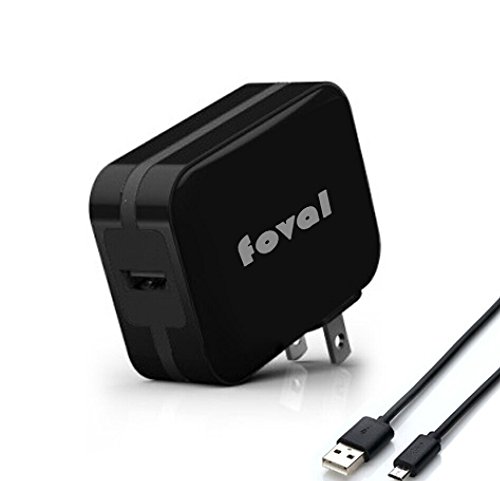HTC Charger, Foval USB Wall Charger with Quick Charge 2.0 18W USB Charger with Fast Charge for Samsung Galaxy S7/S6 Note 4/5 Nexus 6 LG g3/g4 Htc One m8/m9, Samsung Fast Charger(Matte finish)
