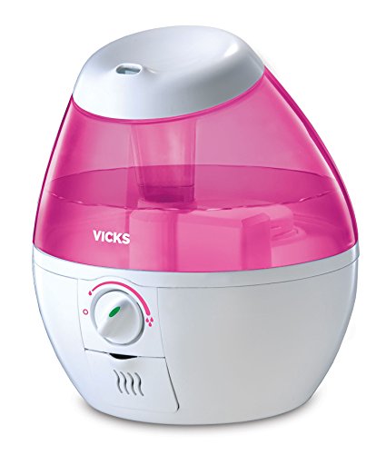 Vicks VUL520P Mini Filter Free Cool Mist Humidifier, Pink