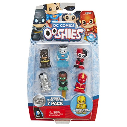Ooshies Set 3 "DC Comics Series 1" Action Figure (7 Pack)