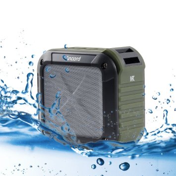 Bluetooth Speakers Outdoor Travel Portable & FM Radio by Ancord Enhanced Bass Microphone 12 Hours Rechargeable Battery