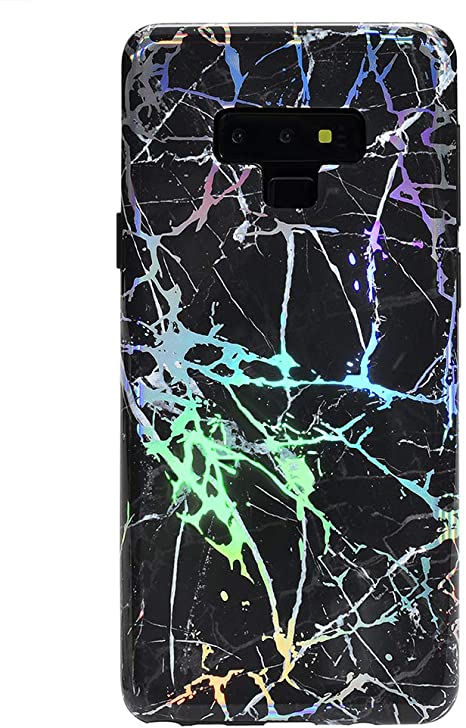 Velvet Caviar Compatible with Samsung Galaxy Note 9 Case for Women & Girls - Cute Protective Phone Cases (Holographic Black Marble)