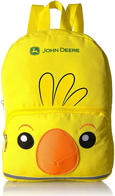 John Deere Toddler Girls 13 inch Mini Backpack (One Size, Yellow Chick)