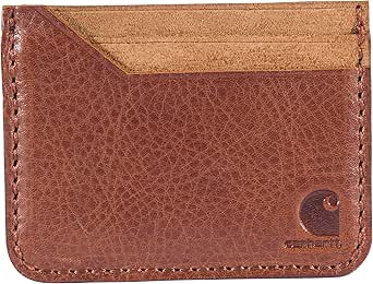 Carhartt Men's Rugged Patina Leather Wallets, Available in Multiple Styles and Colors