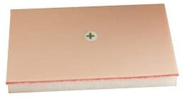 Suturing Doctor Training Pad - FLESH SKIN-TONE COLOR - FREE 1 x CRILEWOOD NEEDLE HOLDER & SILK NEEDLE - GET PRACTICING STRAIGHT AWAY! As seen on the BBC TV!