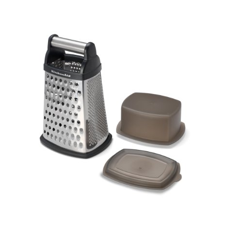 KitchenAid Gourmet Box Grater, Black