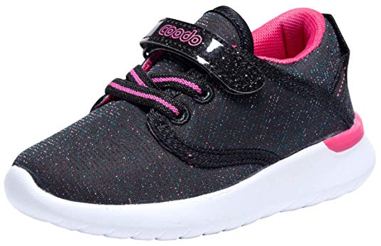 COODO Toddler Kid's Sneakers Boys Girls Cute Casual Running Shoes