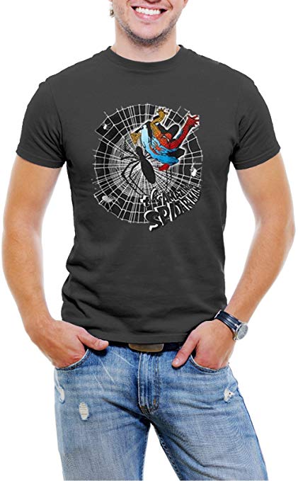 Licensed Marvel Comics The Amazing Spiderman Men T-Shirt Soft Cotton Short Sleeve Tee