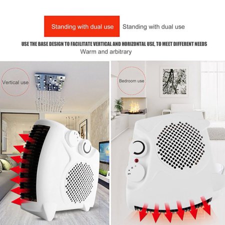 Portable Electric Heater Bathroom Warm Air Blower Fan Home Heater