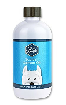 Wee Doogie 100% Natural Super Premium Salmon oil 250ml. Omega 3 for dogs,cats, ferrets and horses.