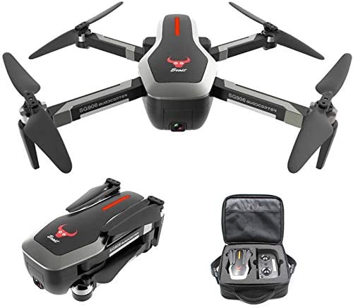 DragonPad Foldable FPV Drone ZLRC Beast SG906 5G WiFi GPS FPV Drone with 4K Camera and Carring Handbag 2 Batteries