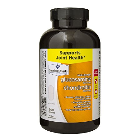 Member's Mark - Glucosamine Chondroitin, Triple Strength, 300 Tablets