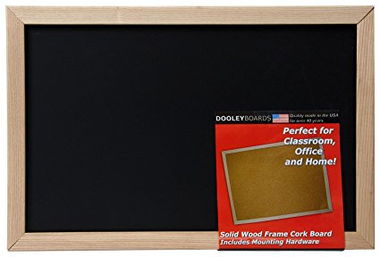 Dooley Wood Framed Chalk Board, 11 x 17 Inches, 1 Board (1218CH)