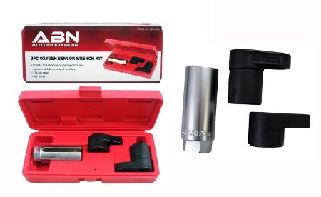 ABN 3 Piece 3/8" Drive Oxygen Sensor Wrench Socket Set