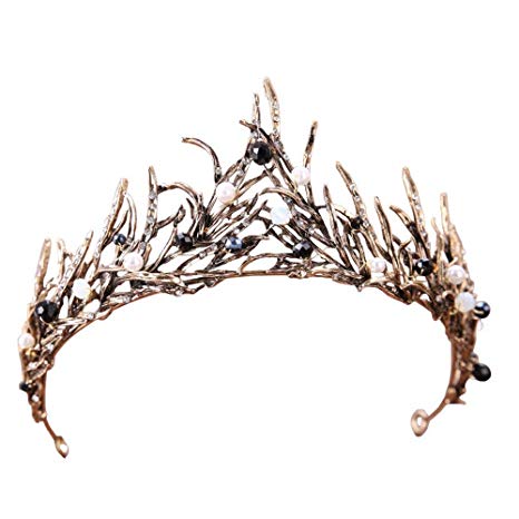 Miranda's Bridal Women's Wedding Crown Pageant Tiara Bridal Headpiece Bronze