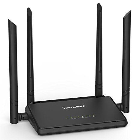 Wireless WiFi Router Long Range - Wavlink N300 Wireless Access Point Singnal Extender with 4x External Antennas Up to 300Mbps (N300 New)