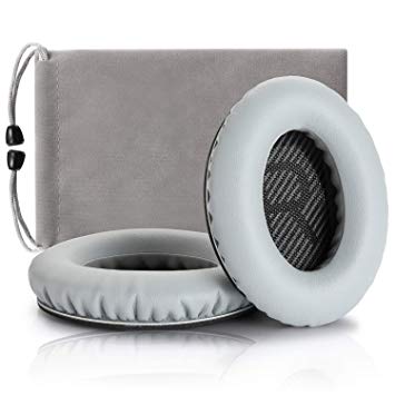 Headphones Replacement Ear Pads,for Bose Quietcomfort QC15 QC25 QC35 35 ii (Grey)