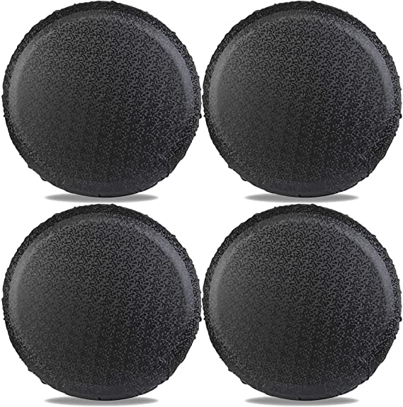 Moonet New Tire Covers for RV Wheel (4 Pack Black), Oxford Waterproof UV Sun Protectors for Motorhome Boat Trailer Camper Van SUV,D74cm x H28cm for Diameter 27"-29"