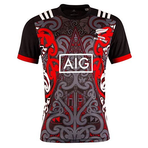 DLGLOBAL 2018 Zealand Maori All Blacks Rugby Shirt