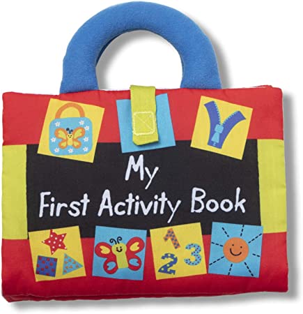 Melissa & Doug K’s Kids My First Activity Book 8-Page Soft Book for Babies and Toddlers