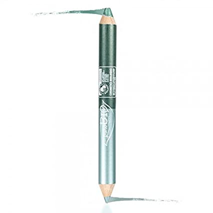 PuroBIO Certified ORGANIC Long-Lasting and Intense DUO Teal Eyeliner & Emerald Eyeshadow - with Sesame, Apricot, Soy Oils and Vitamins. ORGANIC. VEGAN. CRUELTY-FREE.NICKEL TESTED, MADE IN ITALY