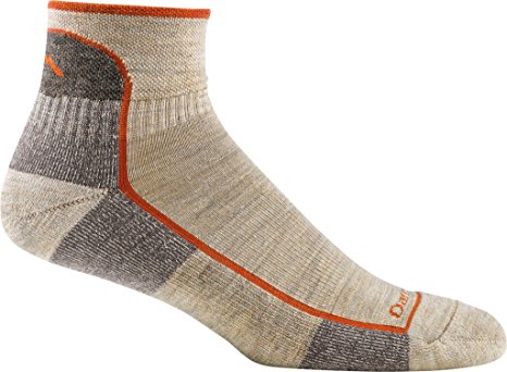 Darn Tough Men's Hiker 1/4 Sock Cushion (Style 1905) Merino Wool - 6 Pack Special